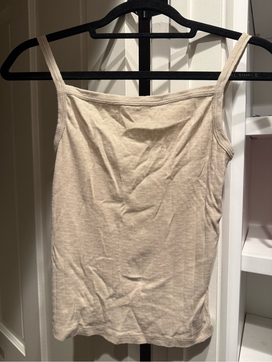 Tops - Donni pointelle tank top